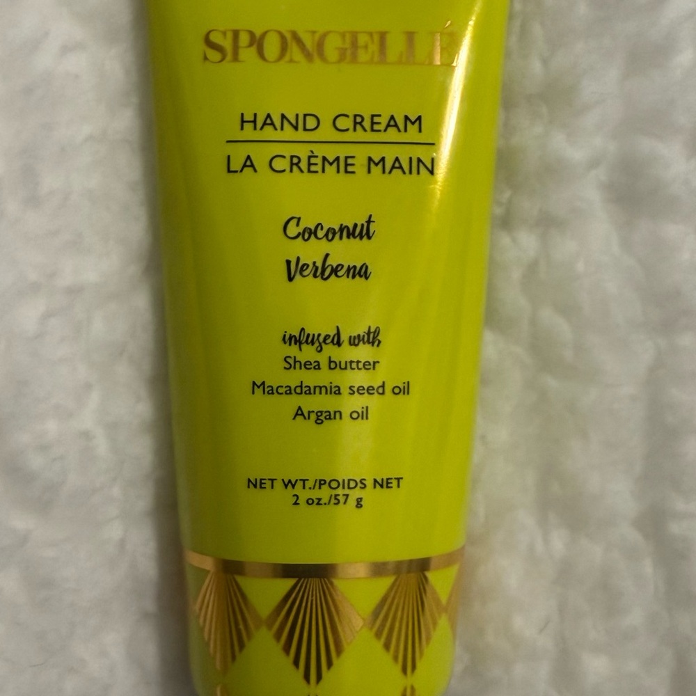 Spongelle Coconut Verbena Hand Cream